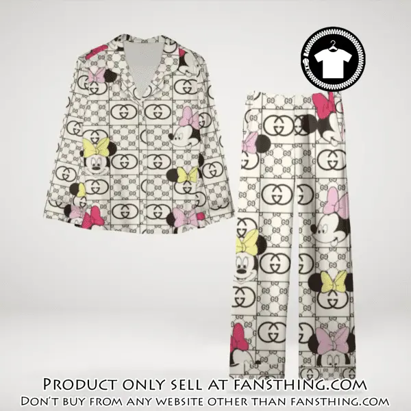 Trending luxury gc satin pajama set pjs1054 fst0728451